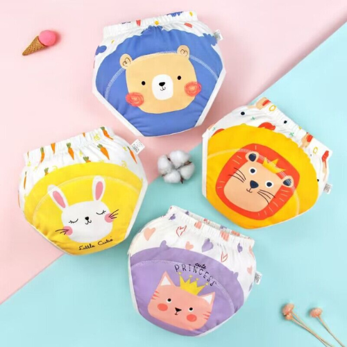 Couche lavable pour petite fille colorée et pratique