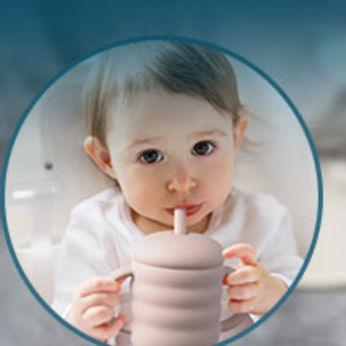 Packaging de la tasse paille bébé anti-déversement"