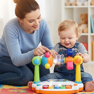 Piano musical bébé cadeau éveil interactif sons mélodies