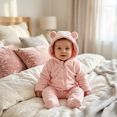 Barboteuse combinaison bébé pour garçons et filles, douce et chaude"