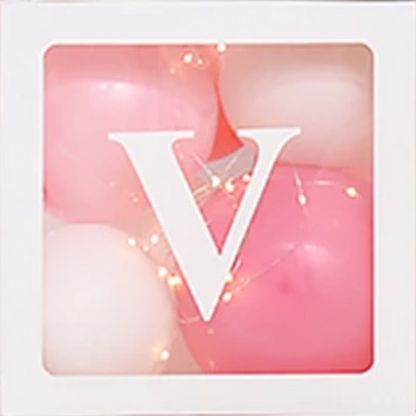 Boîte à ballons décorative pour anniversaire bébé