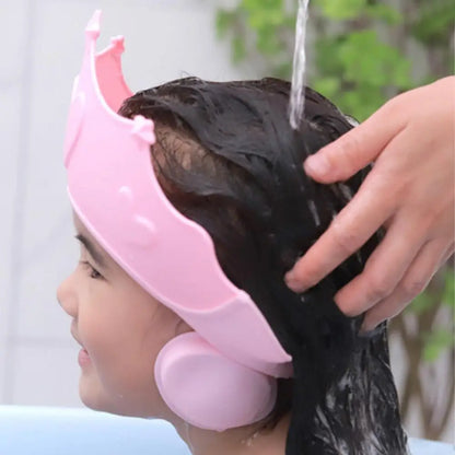 Bonnet de bain bébé mignon pour protection oreilles"