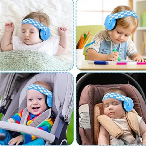 Jooheli Casque Anti Bruit Bébé, Cache-oreilles de bruits pour bébé,  Serre-tête Souple pour Milieu Bruyant ou Stressant, Casque Anti Bruit  Enfant