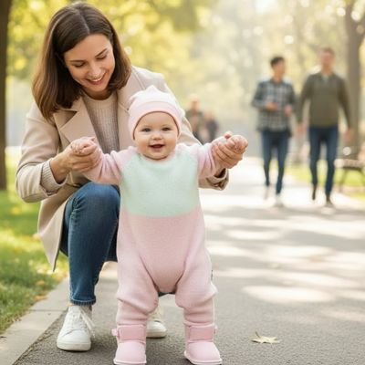 Chaussures bébé premiers pas confort - Vue arrière