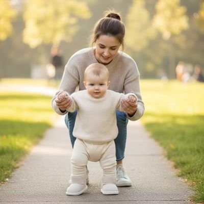 Chaussures premiers pas bébé - Détail matière souple
