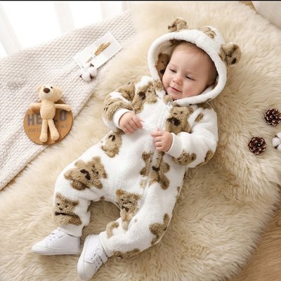 Combinaison bébé à la mode et décontractée pour fille"