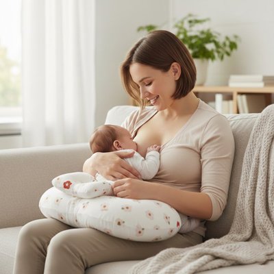 Coussin allaitement – positionnement confortable nouveau-né