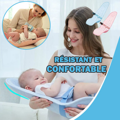 Coussin d'allaitement bleu ergonomique pour petit garçon