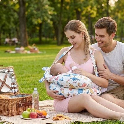 Coussin d'allaitement ergonomique – vue principale