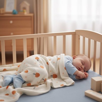 Couverture bébé confortable et chaude pour nuits paisibles"