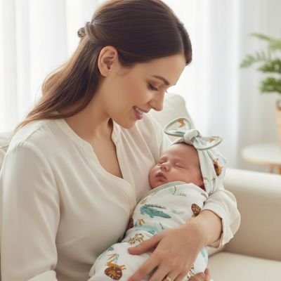 Couverture d'emmaillotage adaptée à toutes les saisons pour bébé"