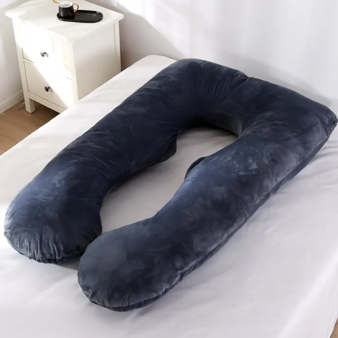 Coussin de grossesse ergonomique – Confort et soutien pour nuits sereines