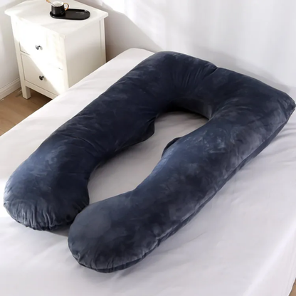 Coussin de grossesse ergonomique – Confort et soutien pour nuits sereines