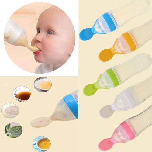 Détails du biberon cuillère bébé EASYBOTTLE en silicone"