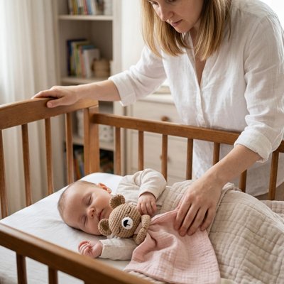 Doudou bébé ultra-doux – peluche douce pour nouveau-né
