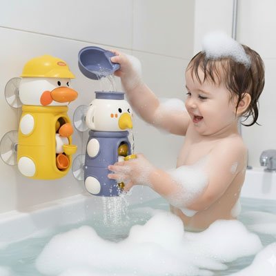 Ensemble de jouets de baignoire colorés pour enfant