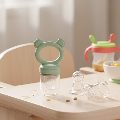 Grignoteur bébé sécurisé pour diversification alimentaire autonome
Image 2: