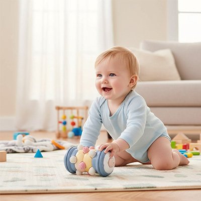 Jouet bébé 1 an sécuritaire pour apprentissage formes et couleurs