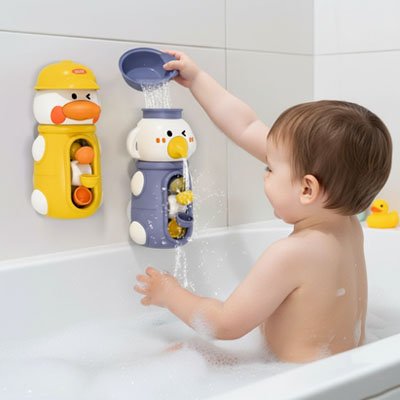 Jouet de bain coloré pour éveil aquatique bébé
