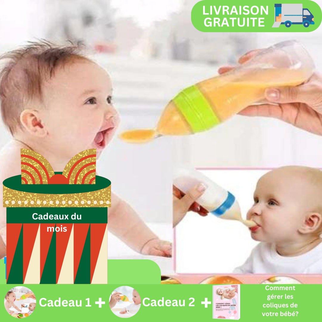 "Nettoyage facile du biberon cuillère bébé EASYBOTTLE