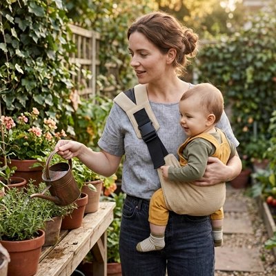 Porte-bébé physiologique – position optimale pour bébé