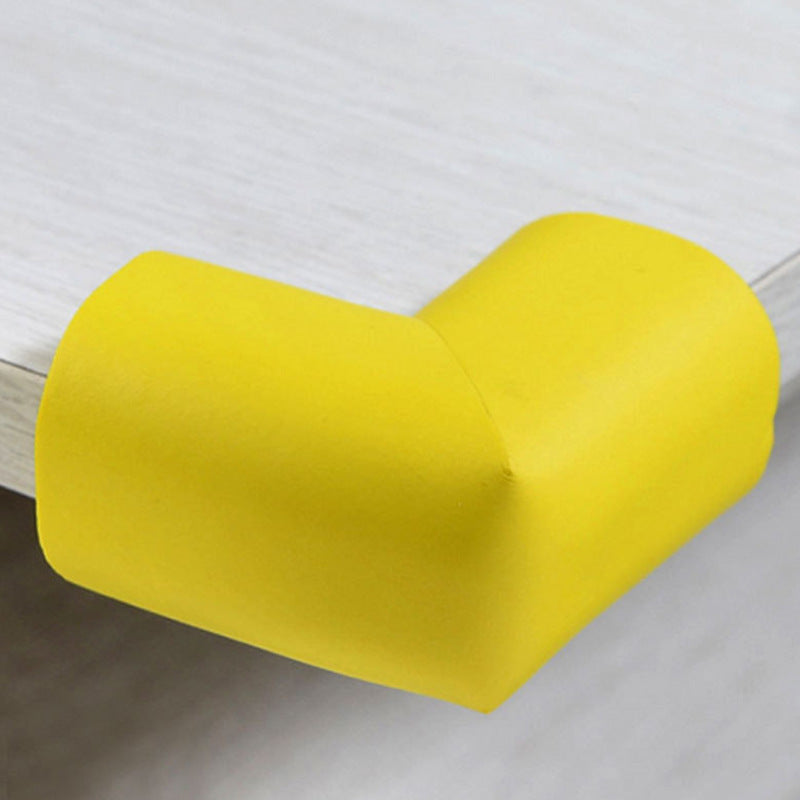 Protection coin de table jaune adhésive anti-choc"