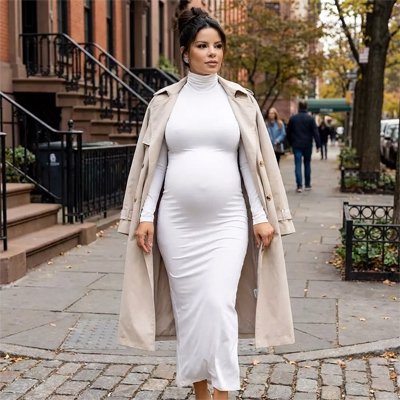 Robe grossesse style polyvalent pour toutes occasions"