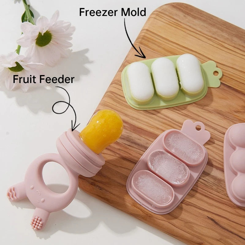 Grignoteuse bebe - Moule à sucettes glacées