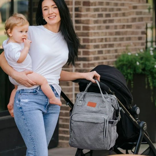Sac à langer design élégant et unisexe – style moderne