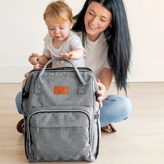 Sac à langer organisé – couches, vêtements et accessoires bébé"