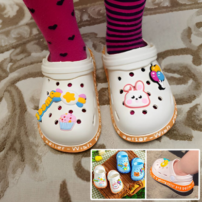 Sandales bébé blanches élégantes faciles à enfiler