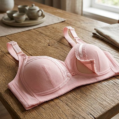 Soutien gorge allaitement rose - maintien optimal et confort - Viebebes