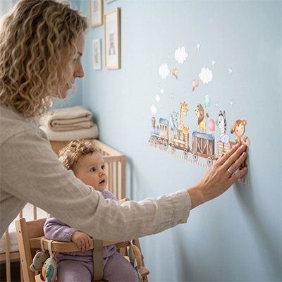 Stickers muraux pour décorer affiches et peintures murales"