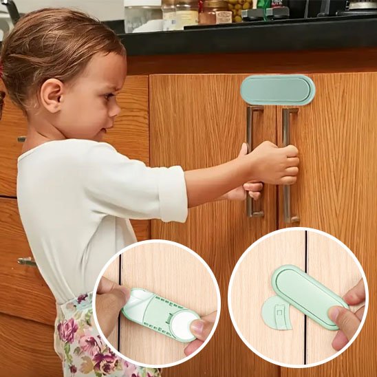  Système sécurité bébé design minimaliste blanc pour tous types meubles