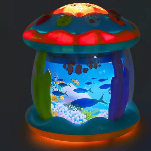 Veilleuse enfant musicale avec projecteur étoiles apaisante