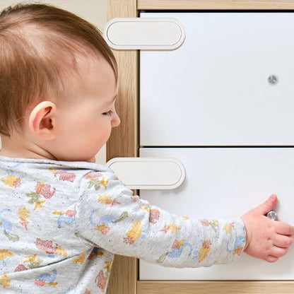 Verrou sécurité bébé flexible pour armoires tiroirs et placards maison