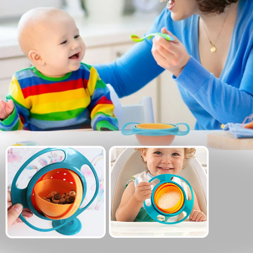 ASSIETTE BÉBÉ VENTOUSE︱EASY BOWL™ (ACHETEZ EN UNE ET OBTENEZ DEUXIÈME À 50 %)