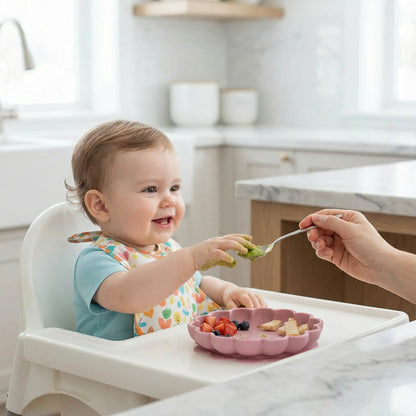 assiette-bebe-ventouse-rose