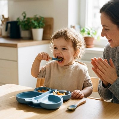  assiette bébé ventouse sans BPA