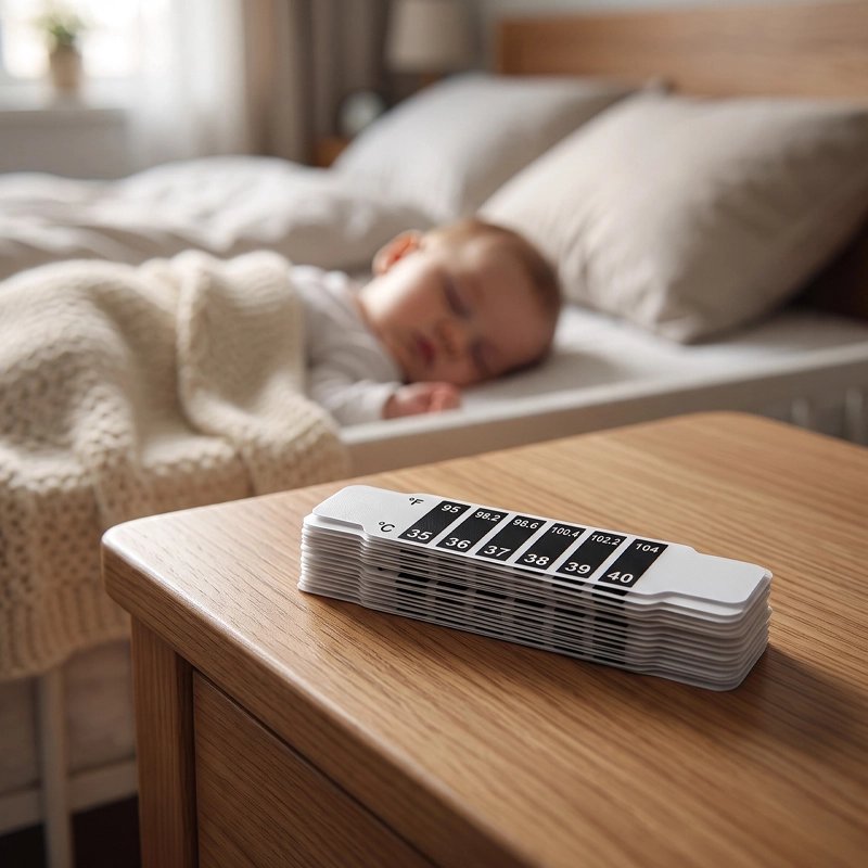  bande thermomètre front bébé fièvre