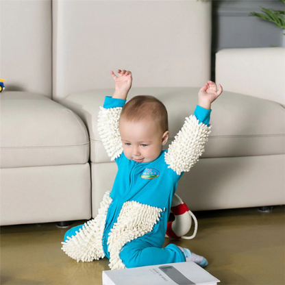 barboteuse-bebe-bleu-beige