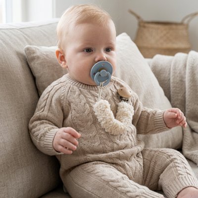 chaine attache sucette confortable bébé