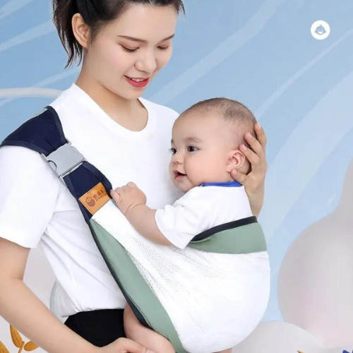 Écharpe de portage bébé confortable pour parent et enfan