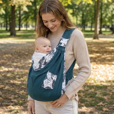 "Écharpe de portage disponible en plusieurs couleurs tendance"