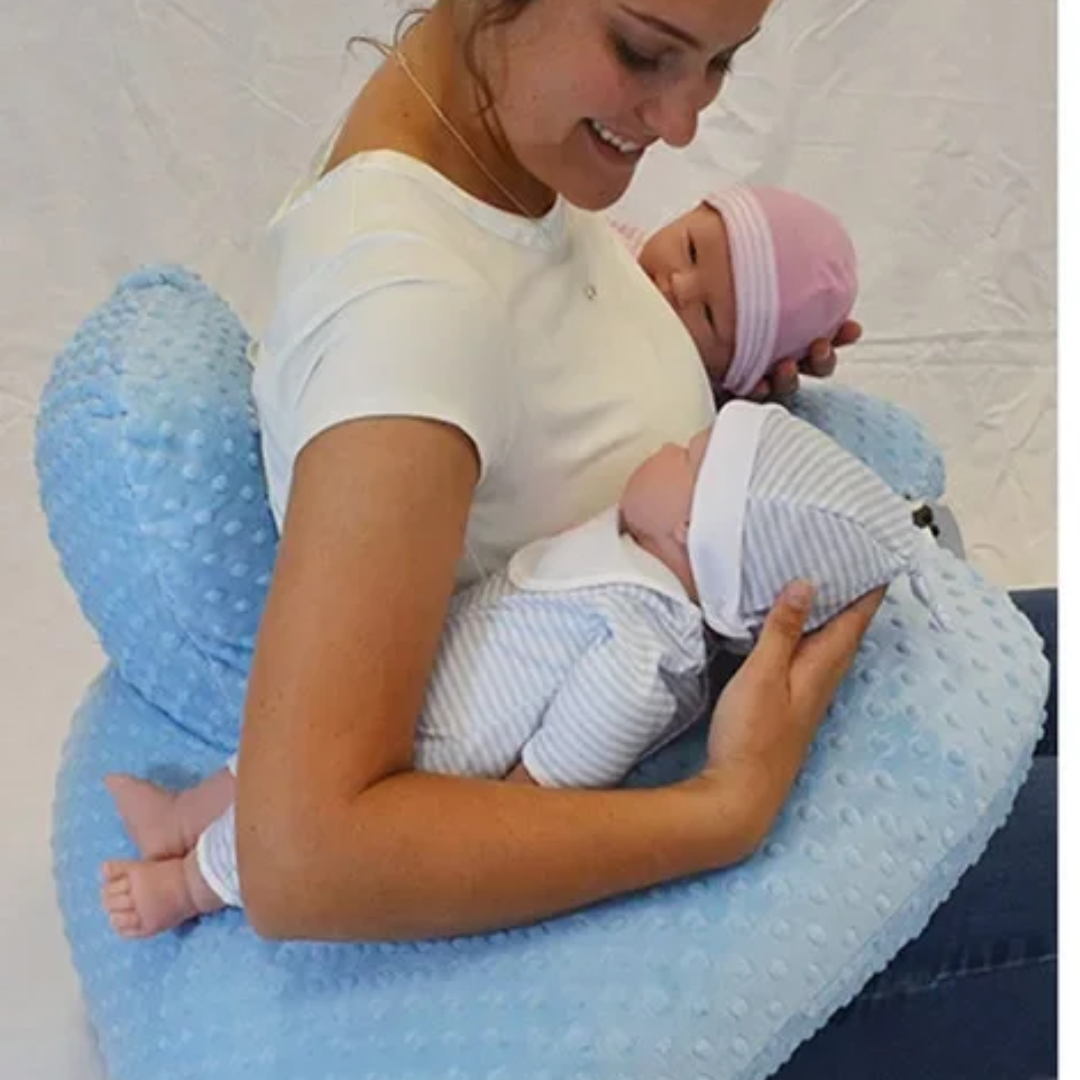 coussin-allaitement-ergonomique-bleue