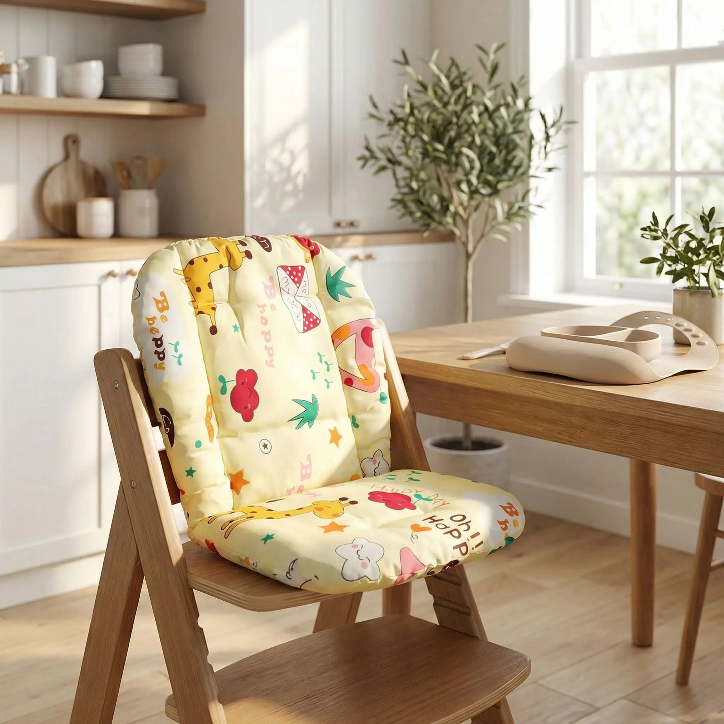 coussin-chaise-haute-jaune