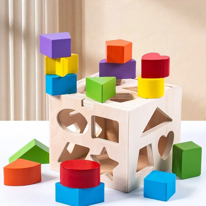 Cube bois bebe | Éveil Sensoriel