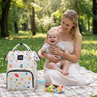 Sac a langer bebe multipoche 