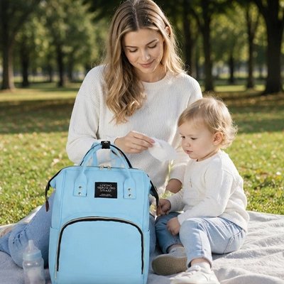 sac momie toile grande capacite