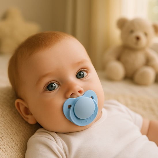 tetine-bebe-silicone-medical-couleur-bleu